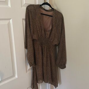 Animal print dress